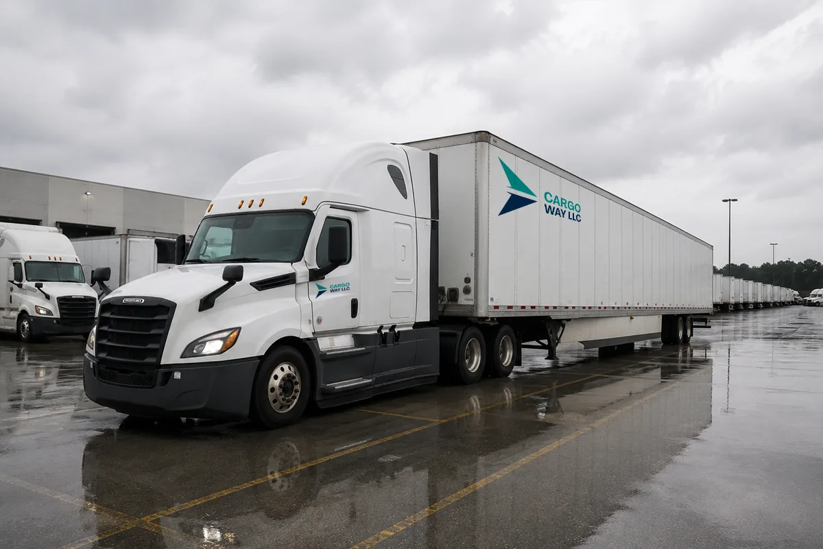 Cargo Way LLC tractor and dry van trailer